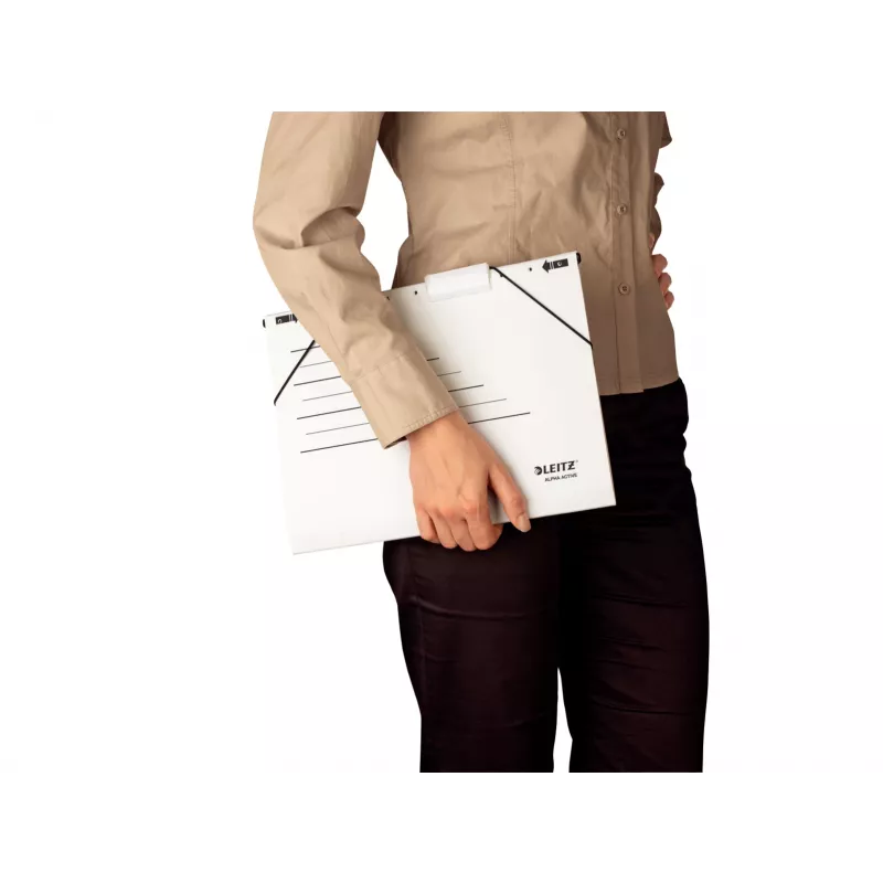 Leitz Hängemappen-Ordner Alpha Active FSC®, A4, bianco, cartone, 348 mm, 266 mm, 70 g