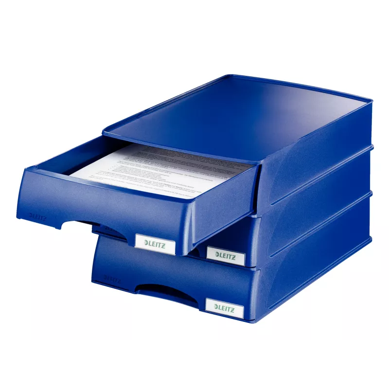 Leitz Letter tray Drawer unit Plus, plastica, blu, A4, 234 x 325 x 53 mm, 255 mm, 376 mm
