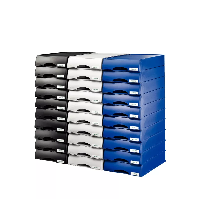 Leitz Letter tray Drawer unit Plus, plastica, blu, A4, 234 x 325 x 53 mm, 255 mm, 376 mm