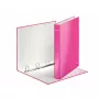 Leitz Ringbinder WOW Laminated A4+ 4DR/25mm, A4, cartone, rosa, 230 fogli, 80 g/m², 2,5 cm