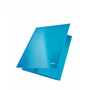 Leitz Cartella a 3 lembi WOW Card/POB A4, A4, polipropilene (PP), blu, 250 fogli, 80 g/m², carta