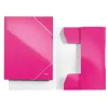 Leitz 3-Flap Folder WOW Card/POB A4, A4, polipropilene (PP), rosa, 250 fogli, 80 g/m², carta