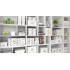 Leitz Click & Store WOW DVD-Aufbewahrungsbox, bianco, cartone, 206 mm, 325 mm, 147 mm, 570 g