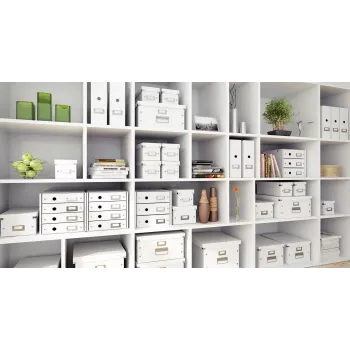 Leitz Click & Store WOW DVD-Aufbewahrungsbox, bianco, cartone, 206 mm, 325 mm, 147 mm, 570 g