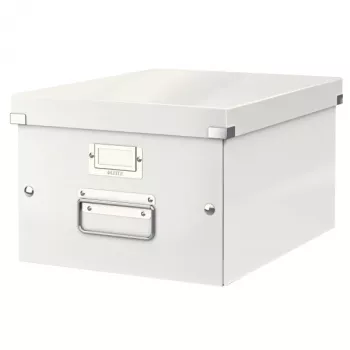 Leitz Click & Store WOW mittlere Aufbewahrungsbox, bianco, cartone, 16,7 L, 265 x 335 x 188 mm, 900 g, 1 pz.