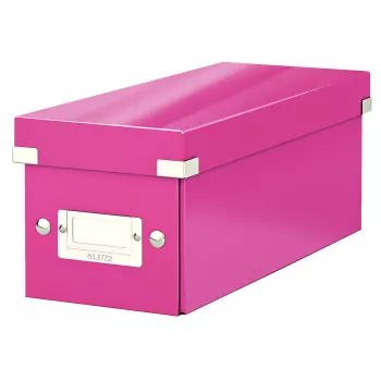 Leitz Click & Store WOW scatola porta CD, rosa, cartone, 143 mm, 352 mm, 136 mm, 440 g