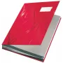Leitz Design cartella per firme con 18 scomparti, A4, rosso, cartone