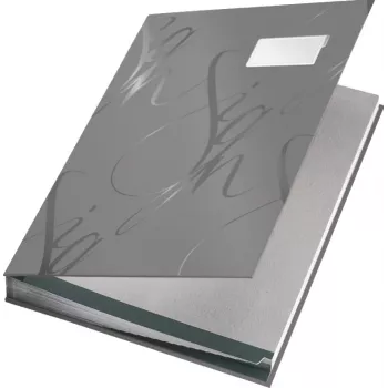 Leitz Design cartella per firme 18 separatori A4, grigio, cartone, A4, 240 mm, 25 mm, 320 mm