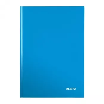 Leitz quaderno WOW A4 a quadretti con copertina rigida 90g/80 fogli, blu, A4, 80 fogli, 80 g/m², carta a quadretti, copertina rigida