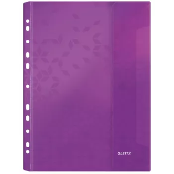 Leitz busta con patta WOW A4 PP colori assortiti, A4, colori assortiti, polipropilene (PP), 0,2 mm, 235 mm, 4 mm