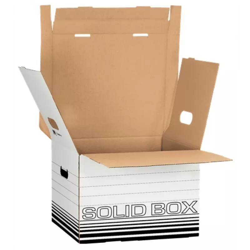 Leitz 61180001 Scatola archivio cartone nero, bianco