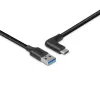 Lindy 1 m cavo USB 3.2 Type-A a USB-C angolare, 10 Gbit/s