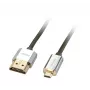 Lindy 2 m cavo CROMO sottile High Speed HDMI a Micro HDMI con Ethernet