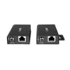 Lindy 100 m extender USB 2.0 Cat. 6 2 porte, trasmettitore e ricevitore AV, 100 m, con filo, nero