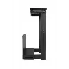 Lindy supporto PC sottotavolo scorrevole, supporto CPU da tavolo, 30 kg, nero, acciaio, 0 - 360°, 45 cm