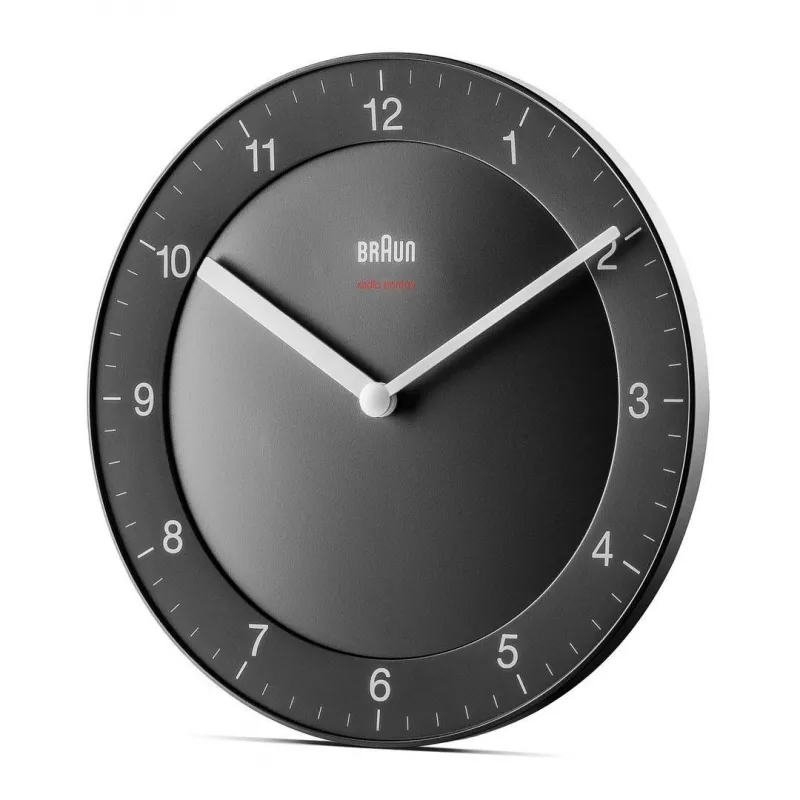 Braun BC06B-DCF orologio al quarzo tondo nero