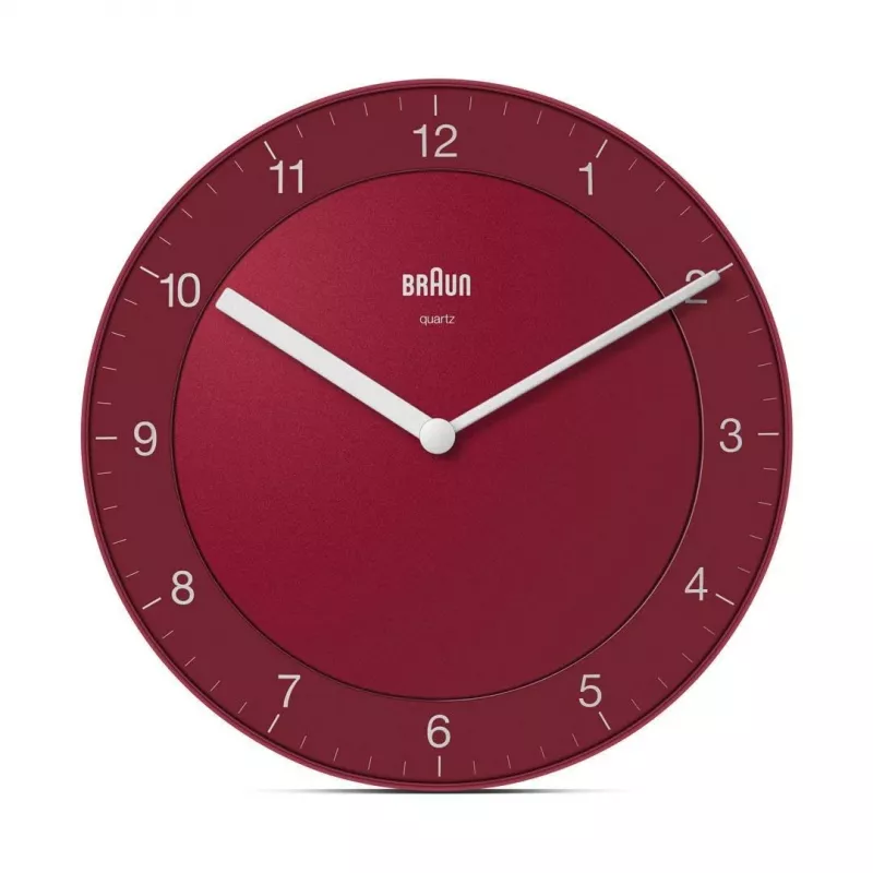 Braun BC06R-DCF orologio al quarzo Circle rosso