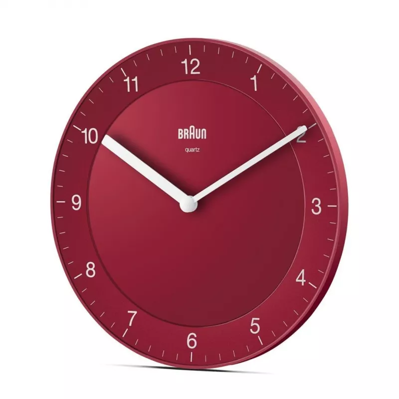 Braun BC06R-DCF orologio al quarzo Circle rosso