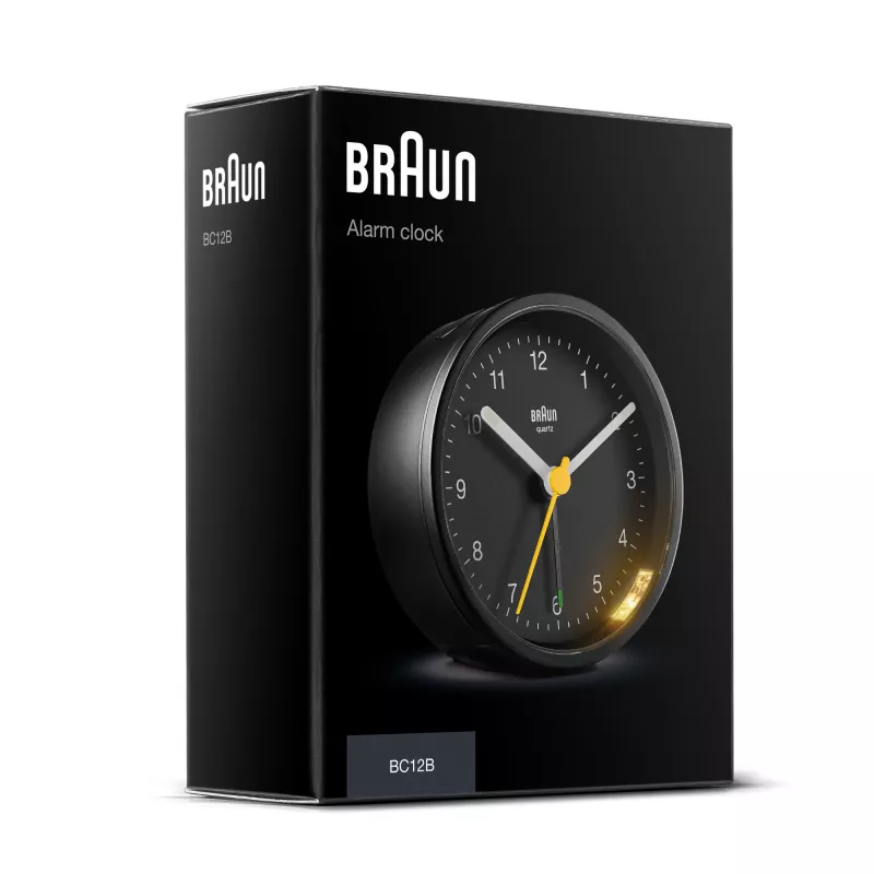 Braun BC12 sveglia al quarzo nero