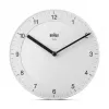 Braun BC06W orologio al quarzo tondo bianco
