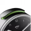 Braun BC12SB sveglia al quarzo nero, argento