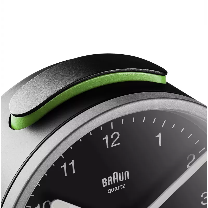 Braun BC12SB sveglia al quarzo nero, argento