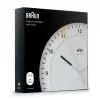 Orologio da parete BRAUN BC 17 PW DCF — orologio radiocontrollato DCF analogico, rosa e bianco