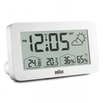 Braun BC13WP-DCF sveglia sveglia digitale bianco