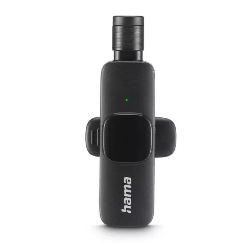 Hama microfono lavalier wireless smart nero