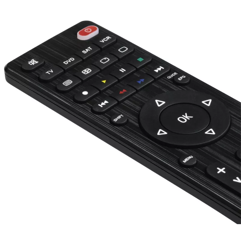 Hama 00012306 telecomando IR wireless DVD/Blu-ray, STB, TV, VCR a pulsanti