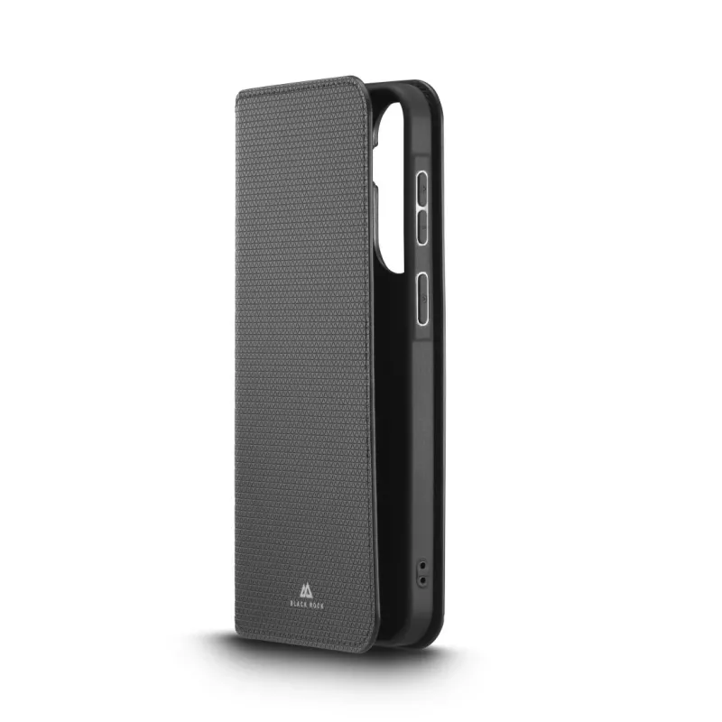 Custodia per cellulare Schwarz Rock 00035765 — booklet sottile folio per Samsung Galaxy A37 5G, nero, 1 pezzo