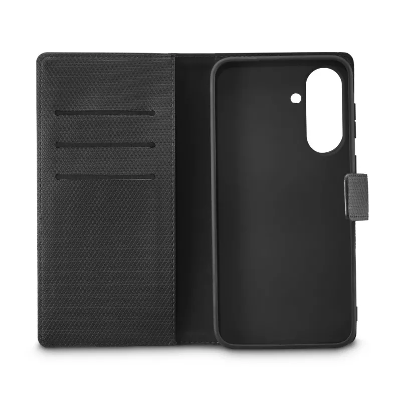 Custodia per cellulare Schwarz Rock 00037343 — booklet portafoglio per Samsung Galaxy A37 5G, nero, 1 pz.