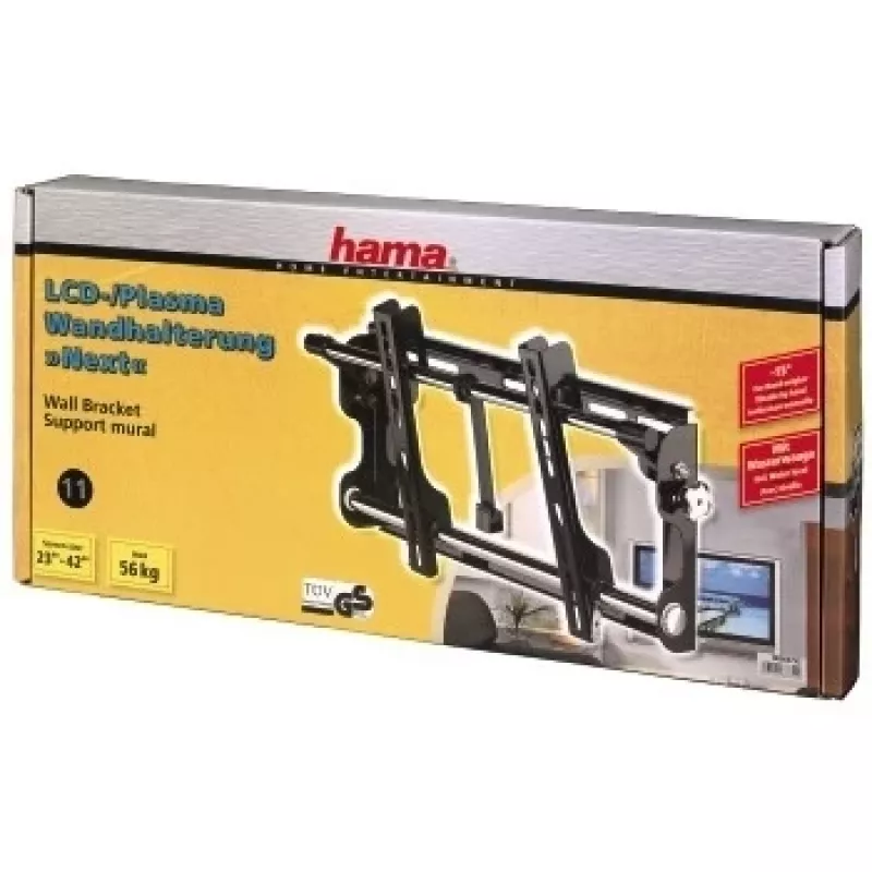 Hama Supporto a parete per plasma/LCD „Next“, VESA 400x200 nero