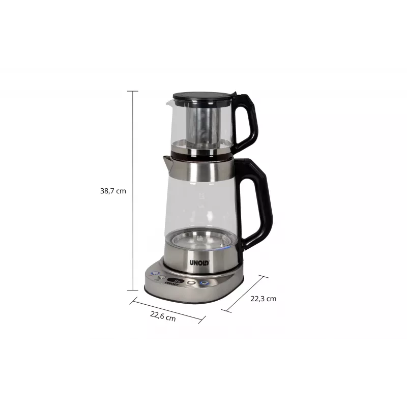 Unold 18215 Samowar Selin bollitore elettrico 1,7 L 1800 W acciaio inox