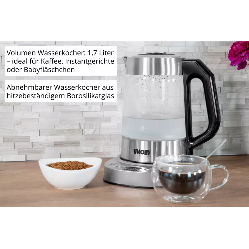 Unold 18215 Samowar Selin bollitore elettrico 1,7 L 1800 W acciaio inox