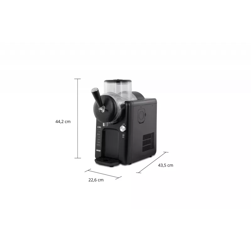 Unold 48956 Sofie 2in1 macchina per granite e gelato soft, nero