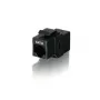 Equip Cat.6 accoppiatore inline Keystone non schermato, nero, oro, 15 mm, 33 mm, 20 mm, 75 g