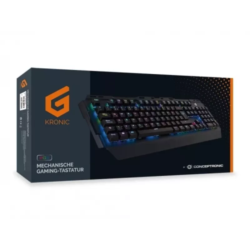 Conceptronic KRONIC tastiera meccanica da gaming, RGB, layout tedesco
