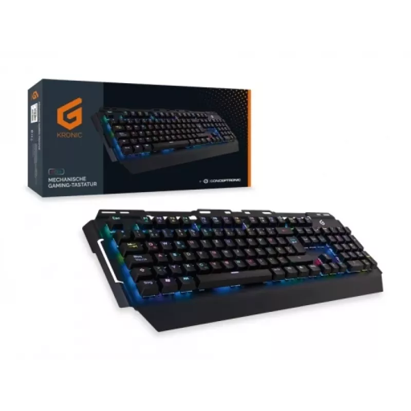 Conceptronic KRONIC tastiera meccanica da gaming, RGB, layout tedesco