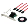Conceptronic EMRICK adattatore PCIe 4 porte SATA con cavo SATA