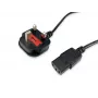 Cavo di alimentazione Equip 112300 nero 2 m BS 1363 connettore femmina C13