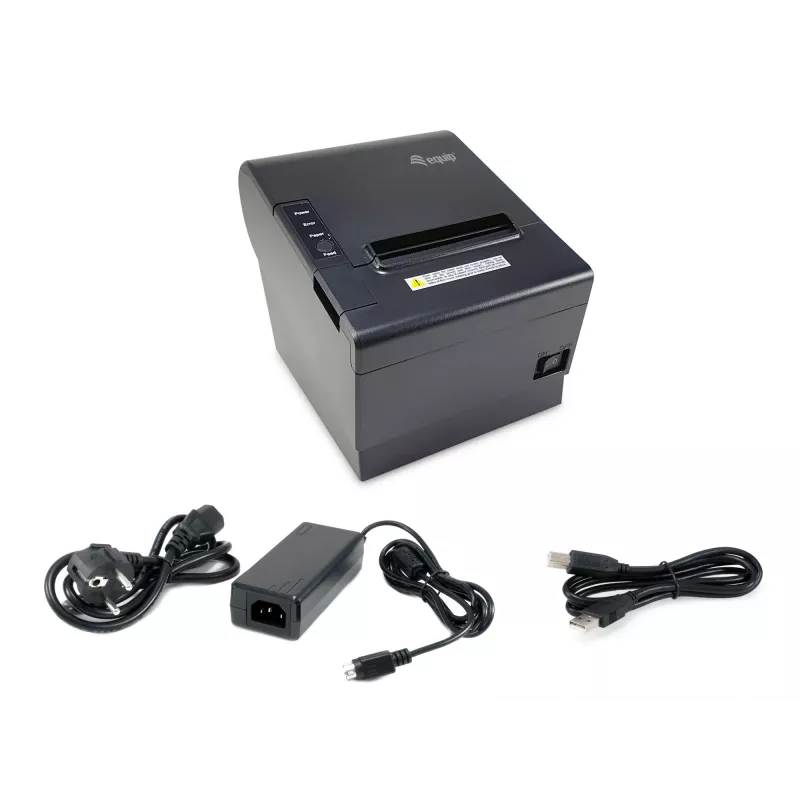 Equip stampante termica 80mm per scontrini POS con taglierina automatica, USB/Bluetooth/WiFi/collegamento cassetto