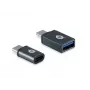Conceptronic DONN04G adattatore OTG USB-C a USB A/MicroB confezione da 2, 10 Gbit/s (C-A), 480 Mbit/s (C-MicroUSB)