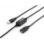 Equip cavo prolunga attivo USB 2.0 Type A connettore maschio a connettore femmina, 10 m