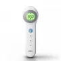 Termometro digitale frontale BRAUN BNT400 — misurazione a distanza, intervallo 34–43 °C, precisione 0,1 °C, bianco