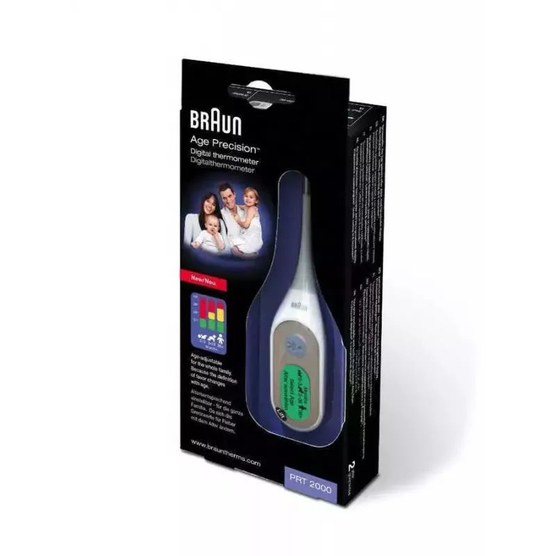 Braun PRT2000 termometro digitale corporeo a contatto blu, bianco avambraccio