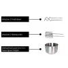 Unold 78720 Frullatore a mano 500 W bianco