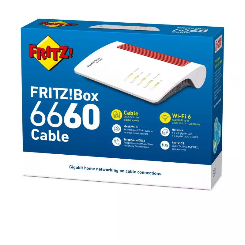 Box FRITZ 6660 Cable International (Retail)