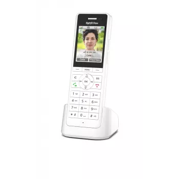 Telefono cordless DECT FRITZ X6 bianco International — vivavoce, segreteria telefonica, rubrica da 100 voci