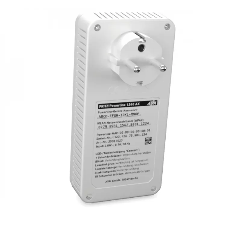 Powerline 1240 AX Set WLAN 1200 Mbit/s Ethernet LAN Wi-Fi bianco 2 pz.